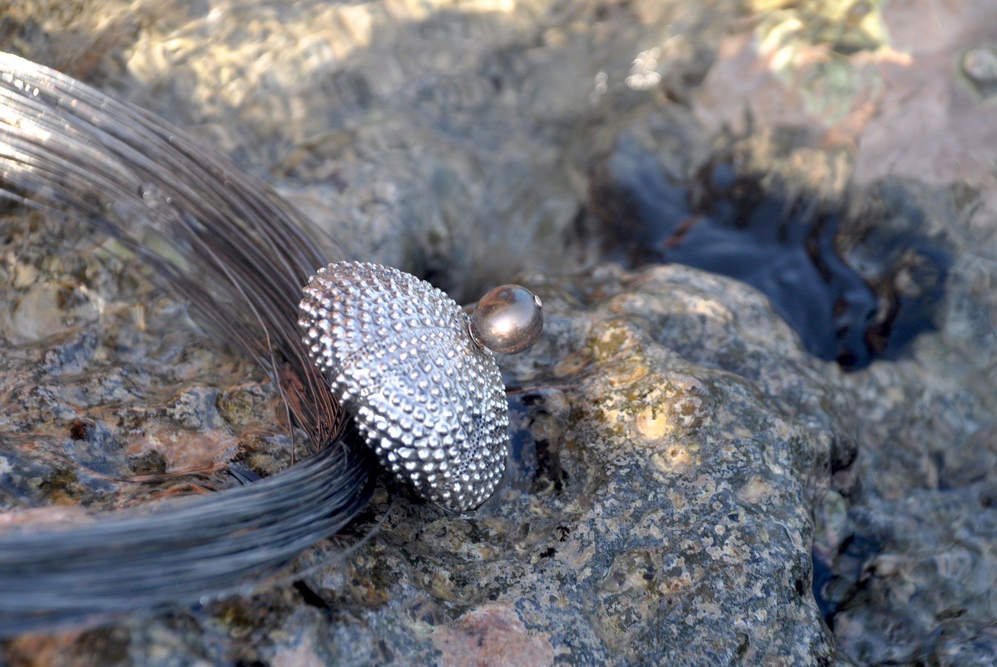 Riccio, girocollo in argento